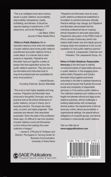 Produktbild: Ethics in Public Relations