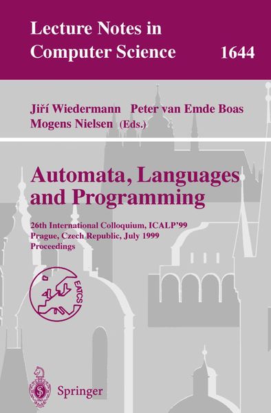 Produktbild: Automata, Languages and Programming