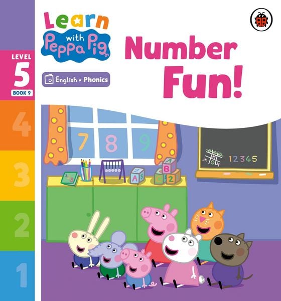 Produktbild: Learn with Peppa Phonics Level 5 Book 9 - Number Fun! (Phonics Reader)