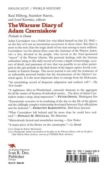 Produktbild: Warsaw Diary of Adam Czerniakow