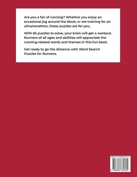 Produktbild: Word Search Puzzles for Runners