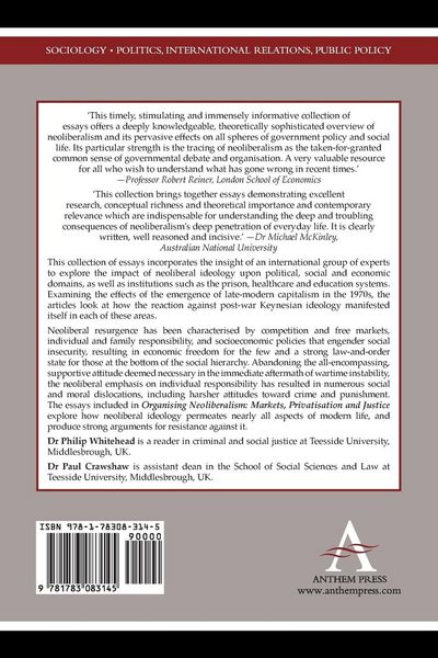 Produktbild: Organising Neoliberalism