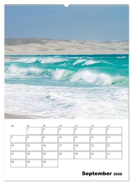 Produktbild: Boa Vista - die &bdquo;Perle&ldquo; der Kapverden (Wandkalender 2026 DIN A2 hoch), CALVENDO Monatskalender