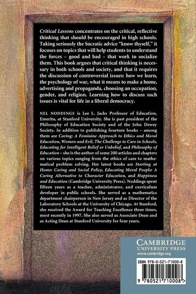 Produktbild: Critical Lessons