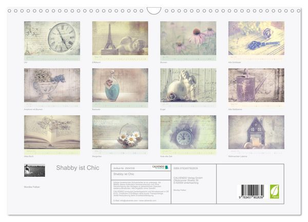 Produktbild: Shabby ist Chic (Wandkalender 2026 DIN A3 quer), CALVENDO Monatskalender