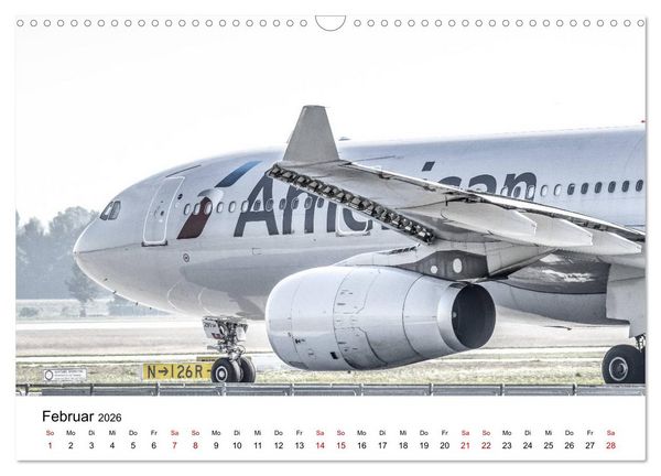 Produktbild: Planespotting am Flughafen M&uuml;nchen (Wandkalender 2026 DIN A3 quer), CALVENDO Monatskalender