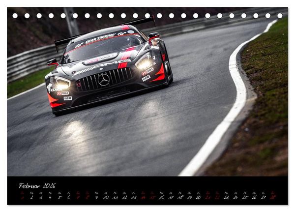 Produktbild: Emotions on Track - Langstreckenmeisterschaft am N&uuml;rburgring - GT3 (Tischkalender 2026 DIN A5 quer), CALVENDO Monatskalender