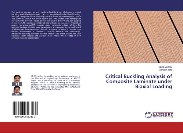 Produktbild: Critical Buckling Analysis of Composite Laminate under Biaxial Loading