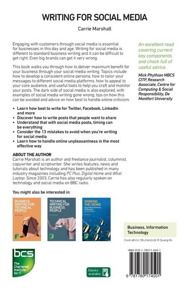 Produktbild: Writing for Social Media
