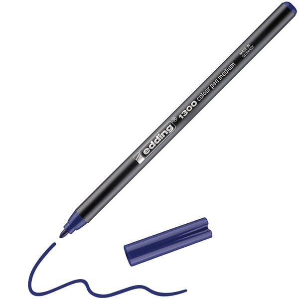 Produktbild: edding 1300 Fasermaler medium blau