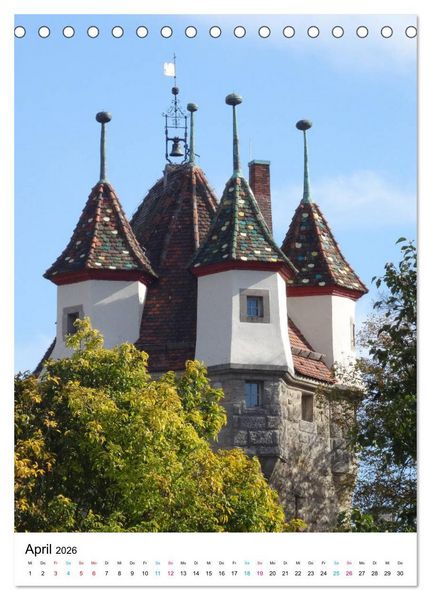 Produktbild: Stauferstadt Schw&auml;bisch Gm&uuml;nd (Tischkalender 2026 DIN A5 hoch), CALVENDO Monatskalender