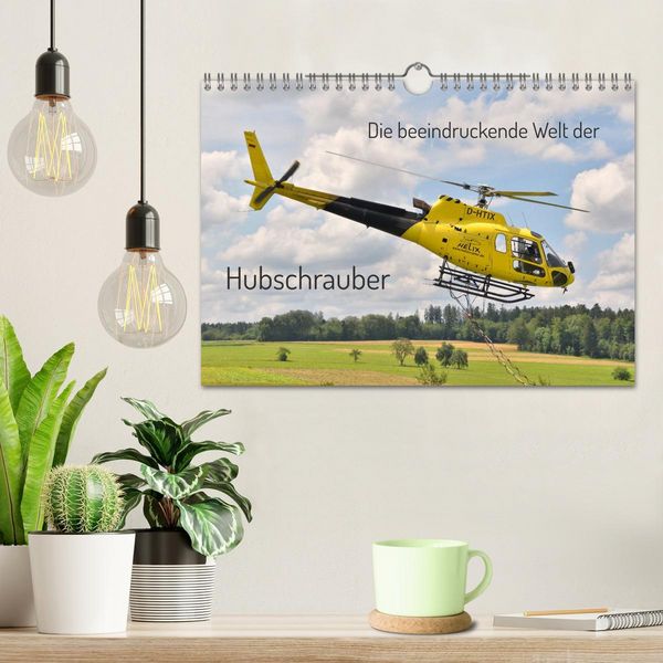 Produktbild: Die beeindruckende Welt der Hubschrauber (Wandkalender 2026 DIN A4 quer), CALVENDO Monatskalender