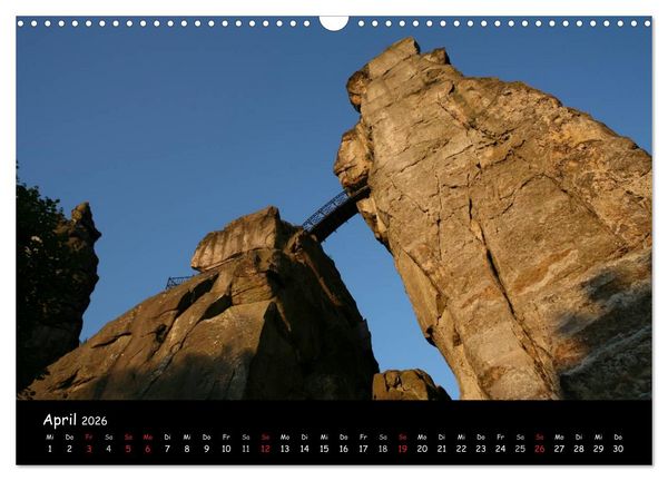 Produktbild: Die Externsteine (Wandkalender 2026 DIN A3 quer), CALVENDO Monatskalender