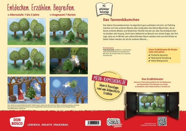 Produktbild: Das Tannenb&auml;umchen. Kamishibai Bildkartenset