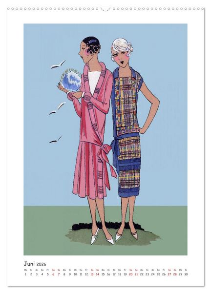 Produktbild: Paris Fashion Art d&eacute;co (hochwertiger Premium Wandkalender 2026 DIN A2 hoch), Kunstdruck in Hochglanz