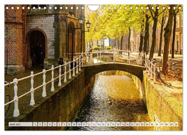 Produktbild: Ein Blick auf Delft (Wandkalender 2027 DIN A4 quer), CALVENDO Monatskalender
