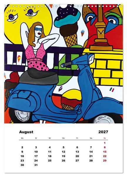 Produktbild: Pop Art - Atelier Zippo (Wandkalender 2027 DIN A3 hoch), CALVENDO Monatskalender