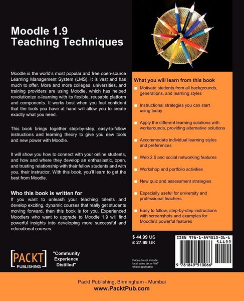 Produktbild: Moodle 1.9 Teaching Techniques