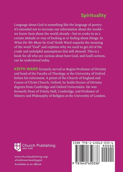 Produktbild: What Do We Mean by 'God'?