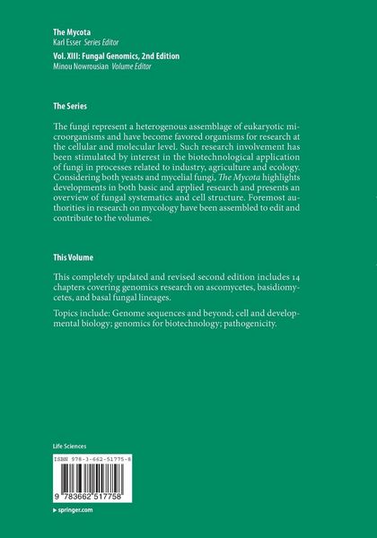 Produktbild: Fungal Genomics