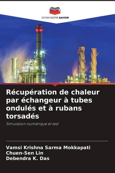 Produktbild: R&eacute;cup&eacute;ration de chaleur par &eacute;changeur &agrave; tubes ondul&eacute;s et &agrave; rubans torsad&eacute;s