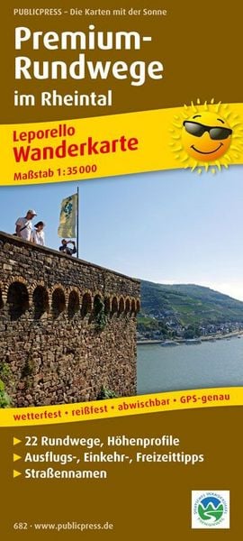Produktbild: Premium-Rundwege im Rheintal