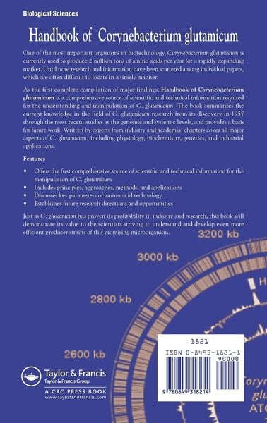 Produktbild: Handbook of Corynebacterium glutamicum