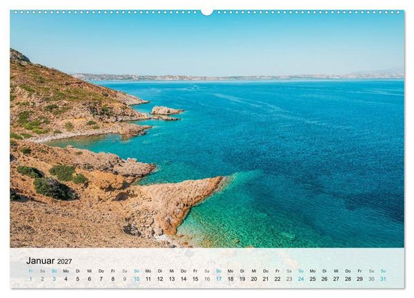 Produktbild: Insel Kos - Badeparadies der S&uuml;d&auml;g&auml;is (Wandkalender 2027 DIN A2 quer), CALVENDO Monatskalender