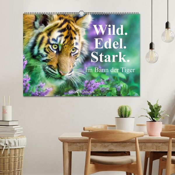 Produktbild: Wild.Edel.Stark. - Im Bann der Tiger (Wandkalender 2027 DIN A2 quer), CALVENDO Monatskalender