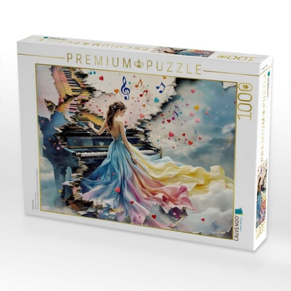 Produktbild: CALVENDO Puzzle Notenspiel | 1000 Teile Lege-Gr&ouml;&szlig;e 64x48cm Foto-Puzzle f&uuml;r gl&uuml;ckliche Stunden