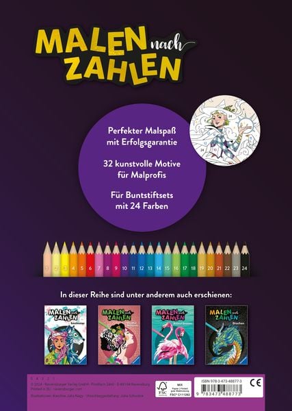 Produktbild: Malen nach Zahlen - Hexen-Power