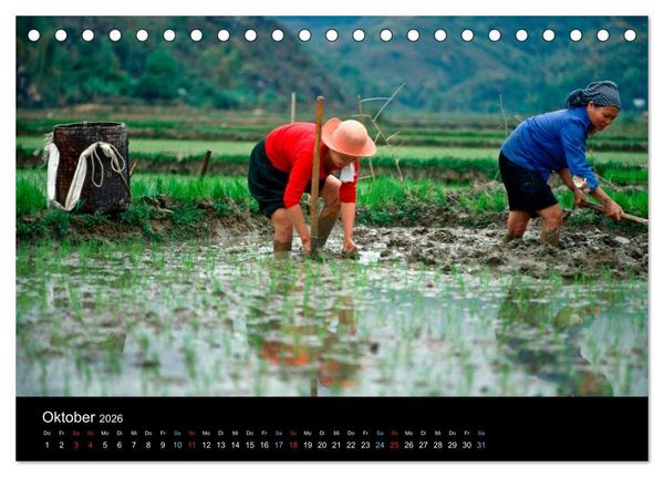 Produktbild: VIETNAM (Tischkalender 2026 DIN A5 quer), CALVENDO Monatskalender