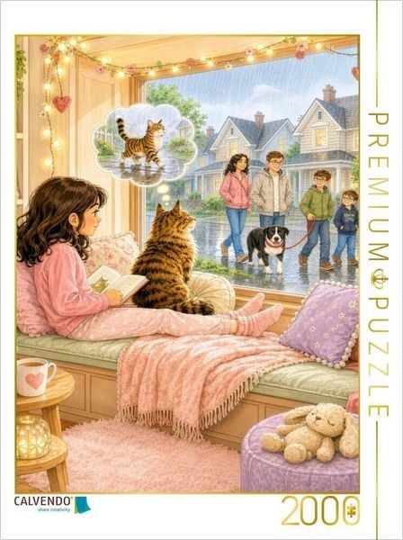 CALVENDO Puzzle Katzen haben Personal? Von wegen! | 2000 Teile Lege-Größe 90 × 67 cm Foto-Puzzle für glückliche Stunden