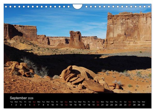 Produktbild: Spectacular Utah / UK-Version (Wall Calendar 2026 DIN A4 landscape), CALVENDO 12 Month Wall Calendar