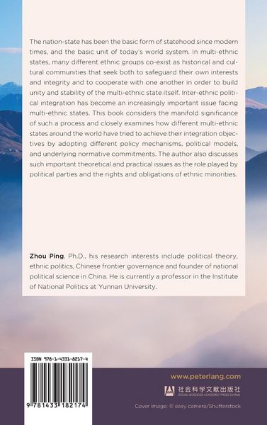 Produktbild: A Study of Inter-Ethnic Political Integration in Multi-ethnic States