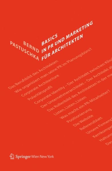 Produktbild: Basics in PR und Marketing f&uuml;r Architekten