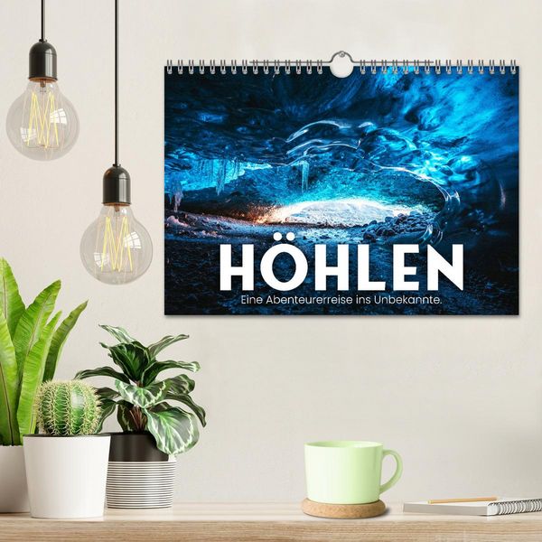 Produktbild: H&ouml;hlen - Eine Abenteuerreise ins Unbekannte. (Wandkalender 2026 DIN A4 quer), CALVENDO Monatskalender