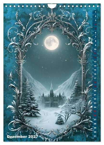 Produktbild: Umbrae Libri (Wandkalender 2027 DIN A4 hoch), CALVENDO Monatskalender