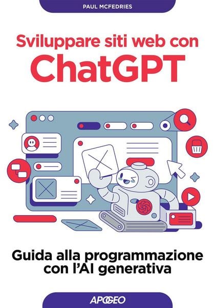 Produktbild: Sviluppare siti web con ChatGPT. Guida alla programmazione con l'AI generativa