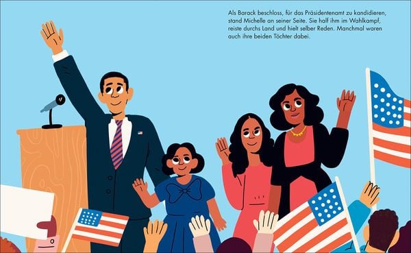 Produktbild: Michelle Obama &ndash; Little People, BIG DREAMS (Deutsche Ausgabe)