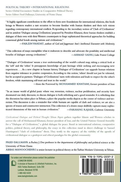 Produktbild: Civilizational Dialogue and Political Thought