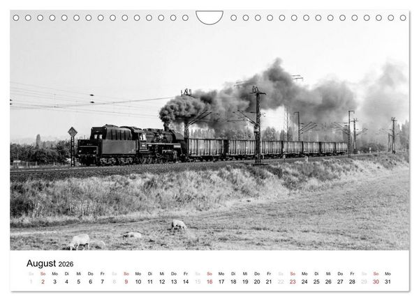Produktbild: Dampfloks in der DDR (Wandkalender 2026 DIN A4 quer), CALVENDO Monatskalender