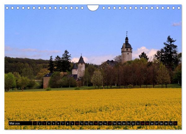 Produktbild: Burgen und Schl&ouml;sser der Eifel (Wandkalender 2026 DIN A4 quer), CALVENDO Monatskalender