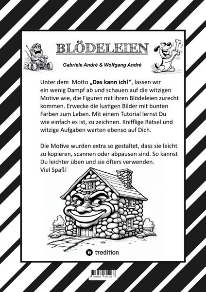 Produktbild: Craftbook - Lustige Ausmalmotive - Tutorial - Knifflige R&auml;tsel - Aufgaben - Story Telling - Wissenswertes &uuml;ber Schabernack - Vorlagen
