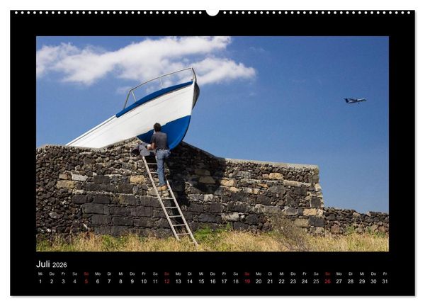 Produktbild: Azoren - S&atilde;o Miguel (hochwertiger Premium Wandkalender 2026 DIN A2 quer), Kunstdruck in Hochglanz