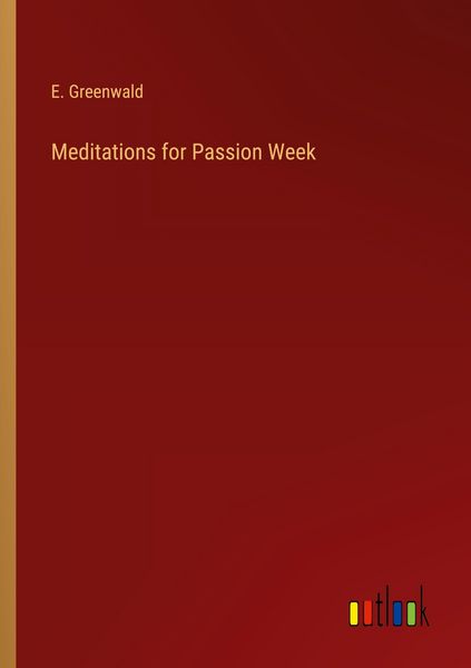 Produktbild: Meditations for Passion Week