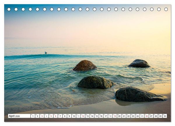 Produktbild: Insel R&uuml;gen - K&uuml;sten zum Tr&auml;umen (Tischkalender 2026 DIN A5 quer), CALVENDO Monatskalender