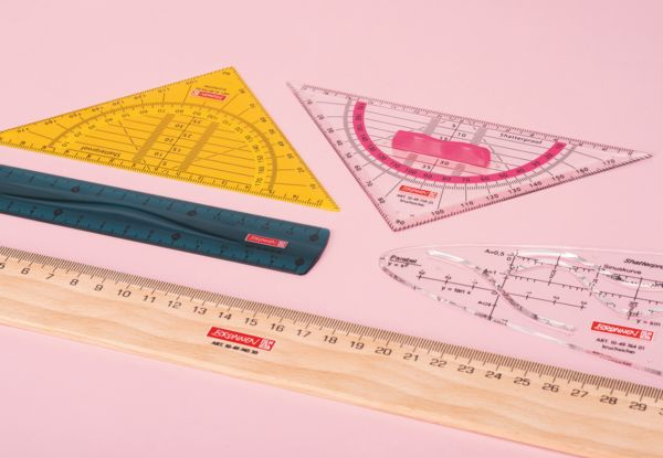 Produktbild: Brunnen Lineal Holz 30 cm