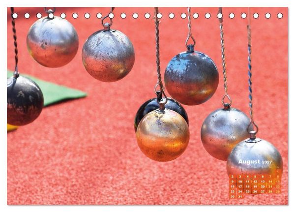 Produktbild: Faszination Leichtathletik: Schneller, h&ouml;her, weiter (Tischkalender 2027 DIN A5 quer), CALVENDO Monatskalender