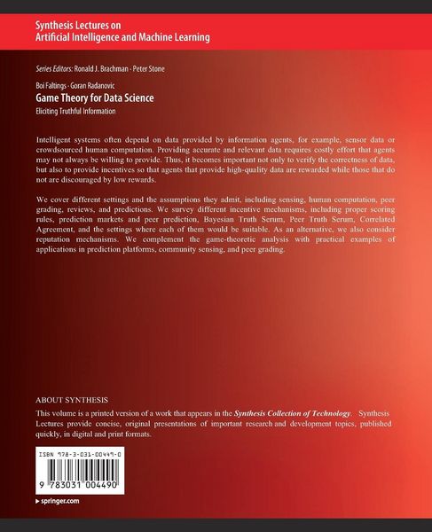 Produktbild: Game Theory for Data Science